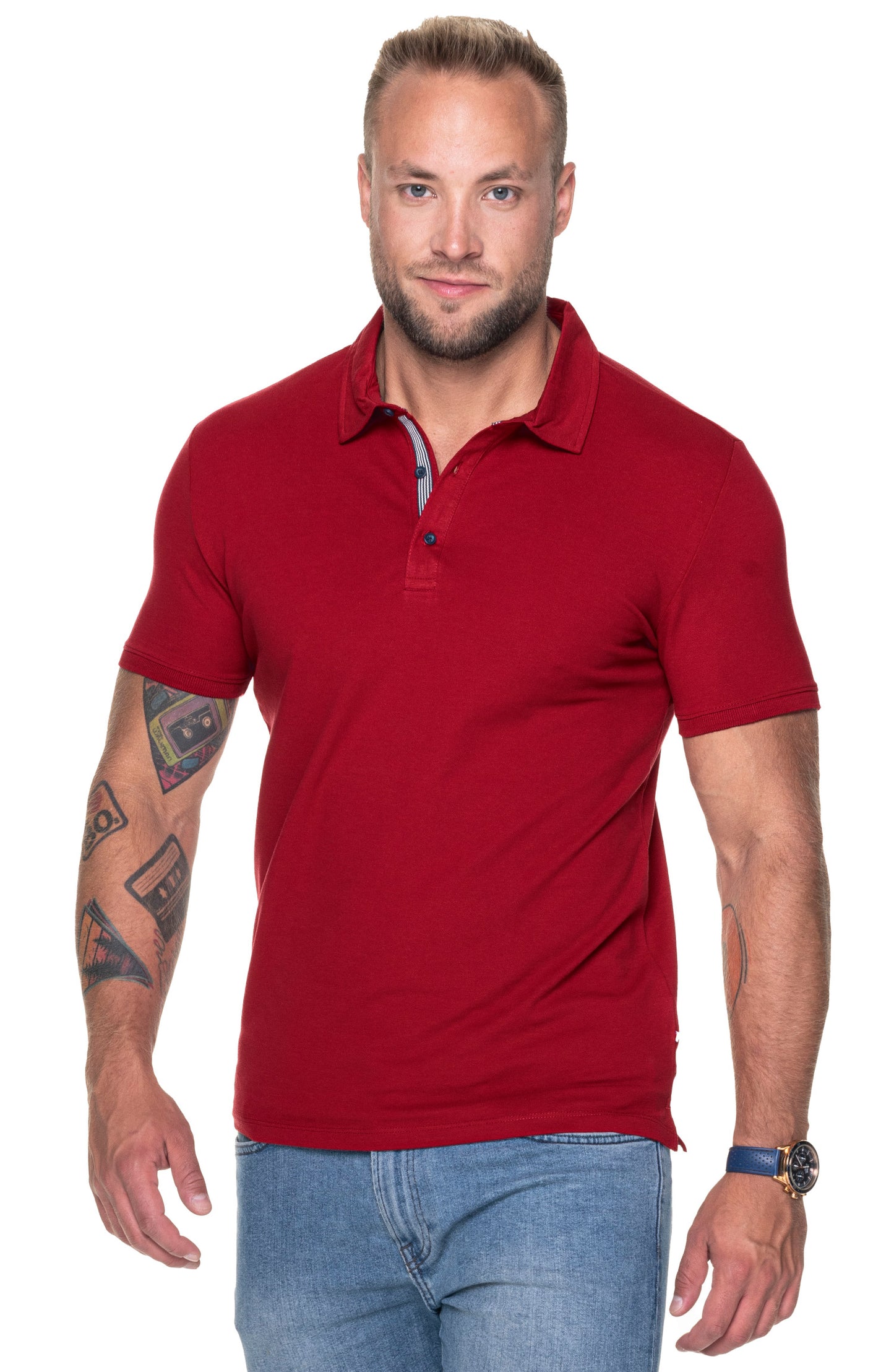 Crimson Cut Férfi Galléros Póló 42320